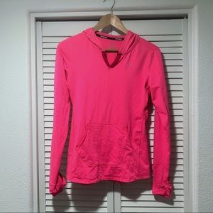 Women’s hot pink Nike dri-fit running jacket